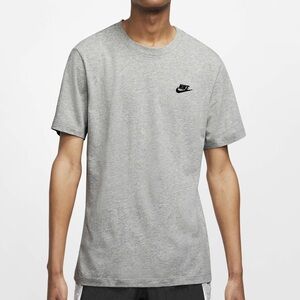 Nike Men's Heather Gray Short Sleeve Tee